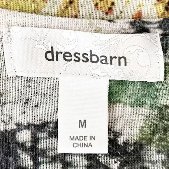 Dress Barn M Watercolor Floral Top – Lightweight Everyday Blouse - Picture 7 of 8